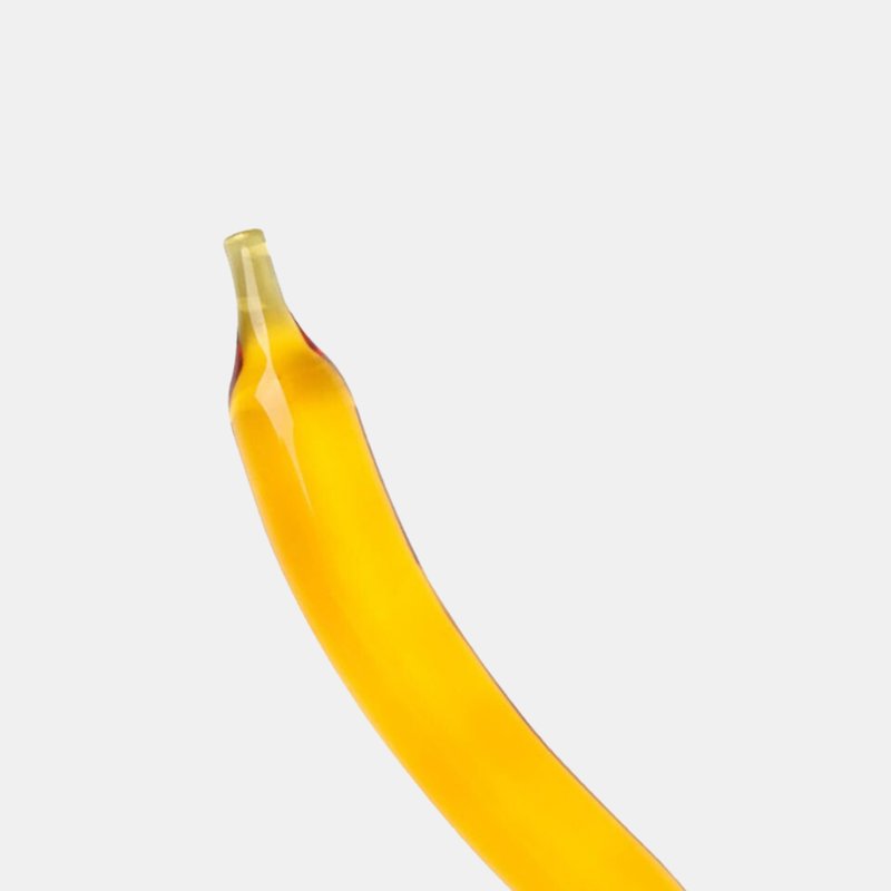 Vigor Vegetable Crystal Glass Dildo For Funtime In Yellow