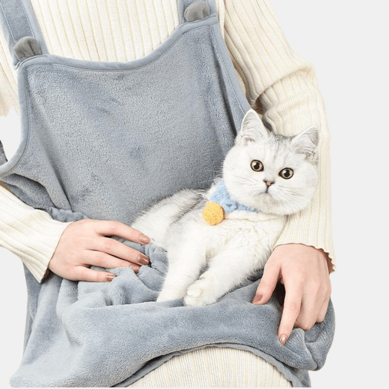 Shop Vigor Warm Cozy Sling Carrier For Lovable Pets On Outdoor Hanging Out In Grey