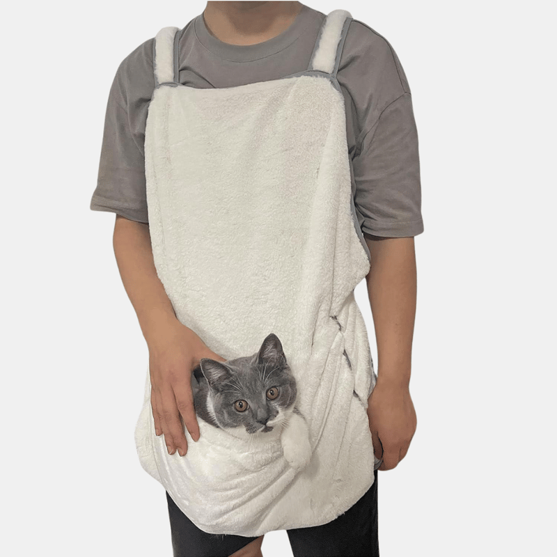 Shop Vigor Warm Cozy Sling Carrier For Lovable Pets On Outdoor Hanging Out In White