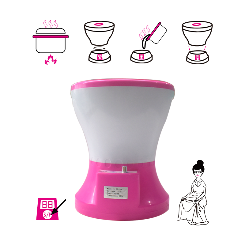 Vigor Yoni Electric Steam Seat Vaginal Spa Steamer Herbal Feminine In Pink