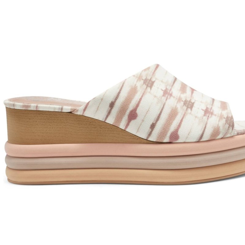 Shop Vince Camuto Pendrea Wedge Sandal In Mauve In Brown
