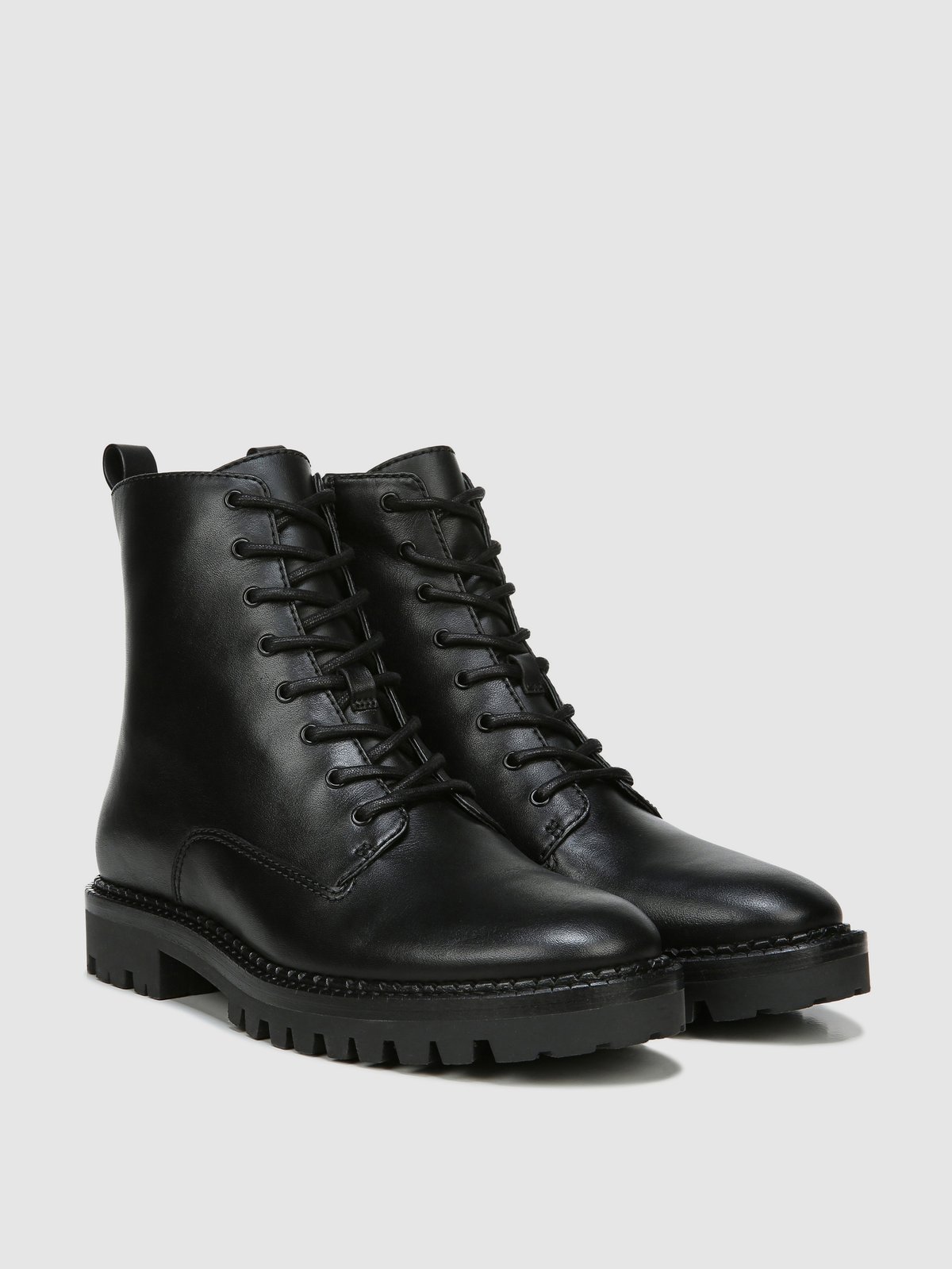 Vince Shoes Cabria Lug-Sole Suede Combat Boot | Verishop