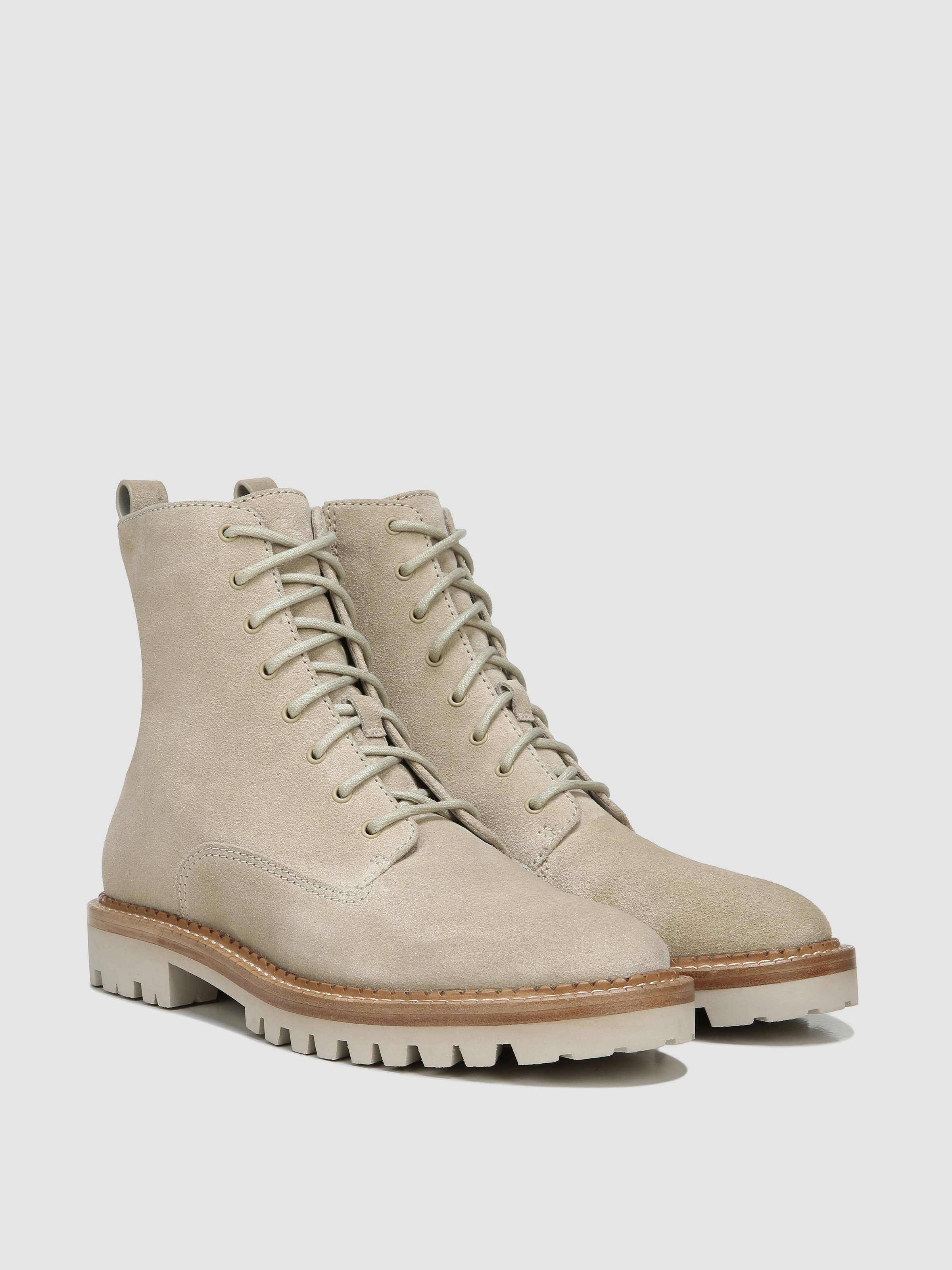 suede combat boots