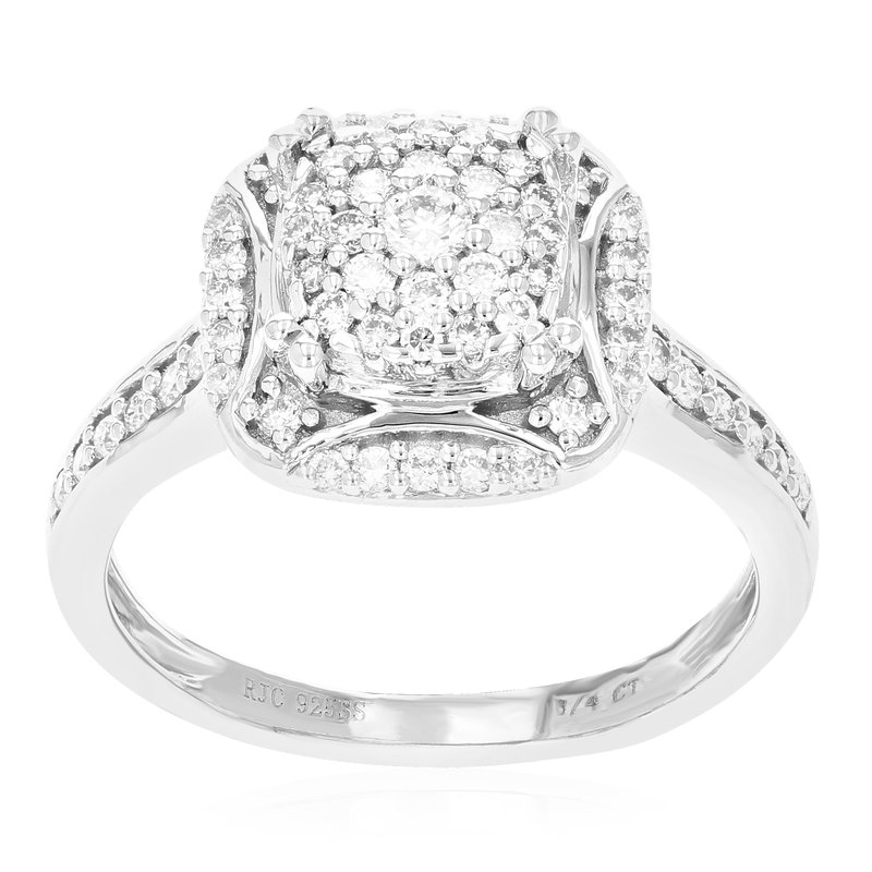 Vir Jewels 3/4 Cttw Diamond Engagement Ring For Women, Round Lab Grown Diamond Ring In 0.925 Sterlin In Metallic