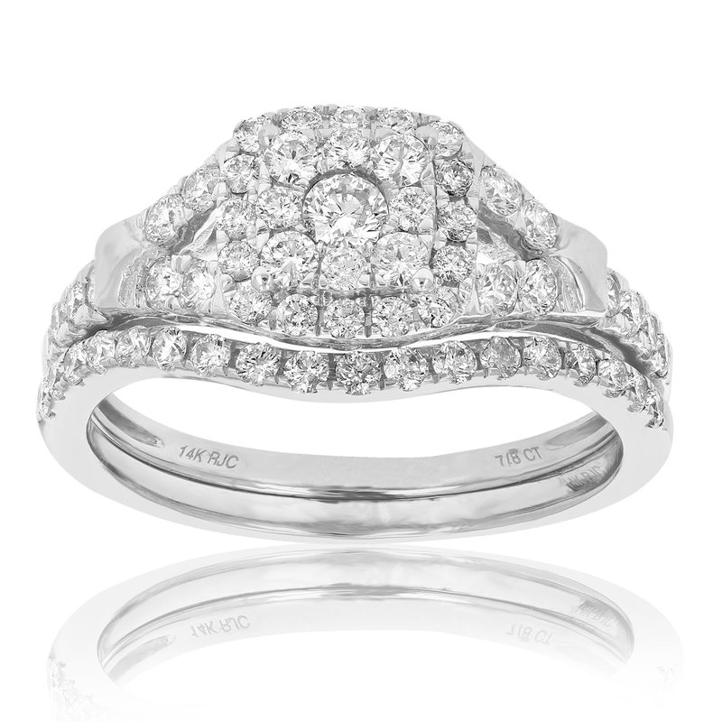 Shop Vir Jewels 7/8 Cttw Diamond Prong Set Bridal Wedding Engagement Ring Set In White