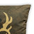 VISI-ONE Brown & Tan Bone Collector Square Pillow, 20" x 20" Inches, Rustic Cushion For Bed, Sofa, Chair and Couch