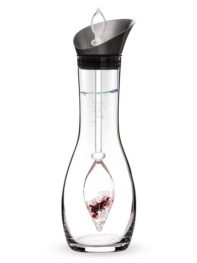 VitaJuwel Era Love Crystal Water Decanter with Rose Quartz, Garnet & Clear Quartz product