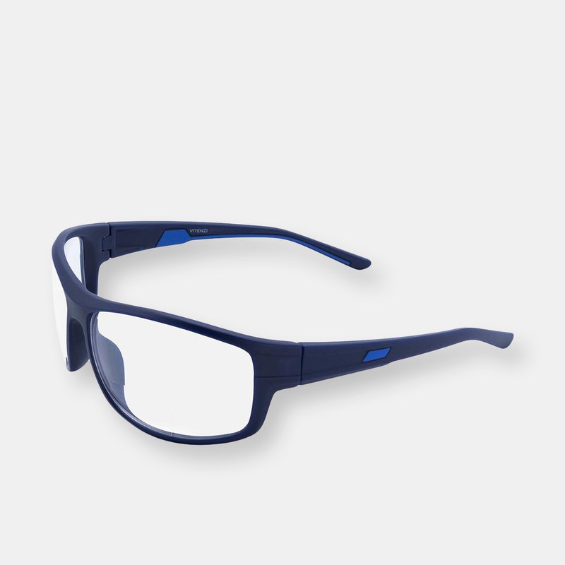 Shop Vitenzi Bari Bifocal Glasses In Blue
