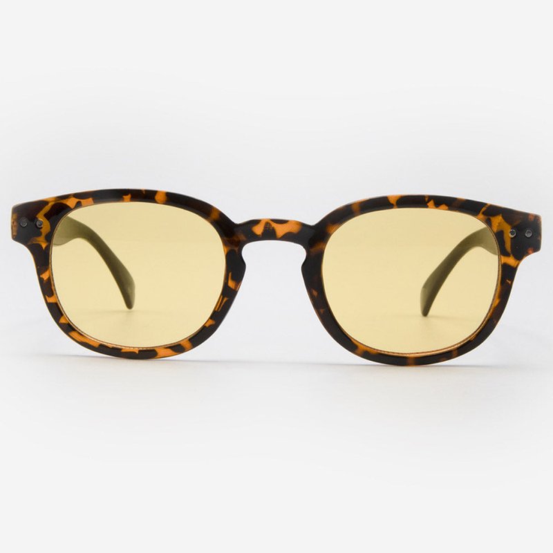 Vitenzi Lucca Night Vision Vintage Sunglasses In Brown