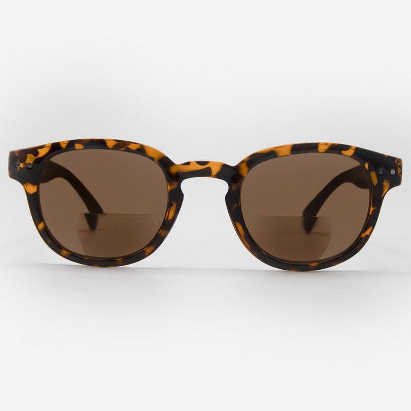 Vitenzi Lucca Vintage Bifocal Reading Sunglasses In Brown