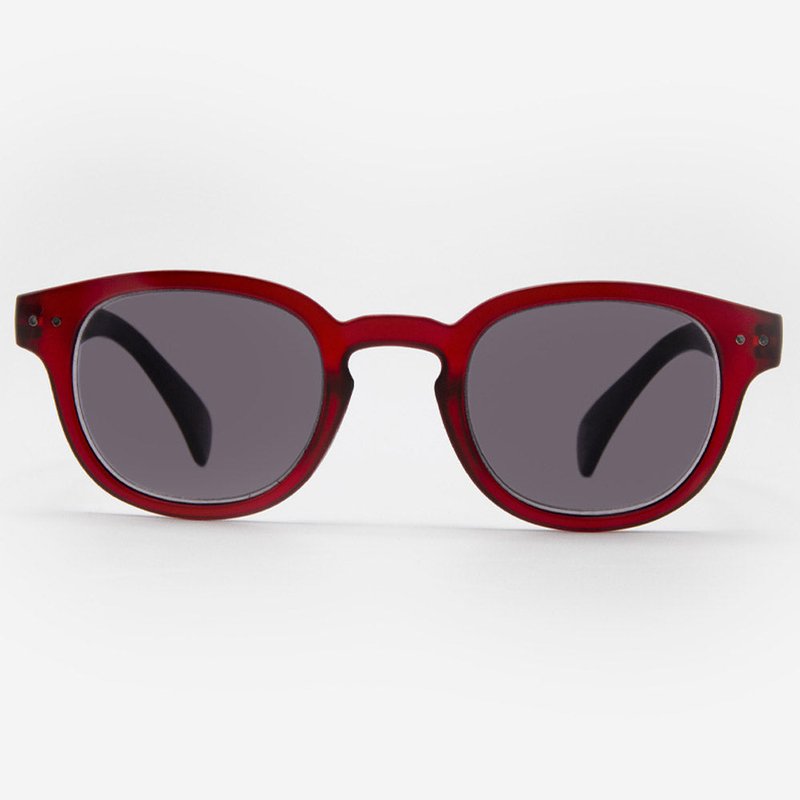 Vitenzi Lucca Vintage Full Reading Sunglasses In Red