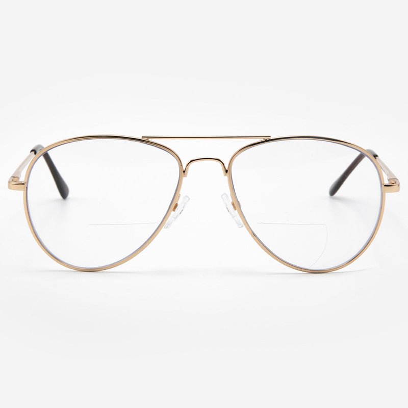 Vitenzi Milan Bifocal Reading Glasses In Gold