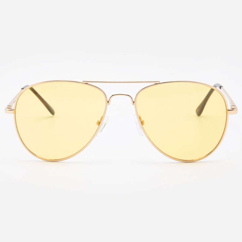 Vitenzi Milan Night Vision Sunglasses In Gold