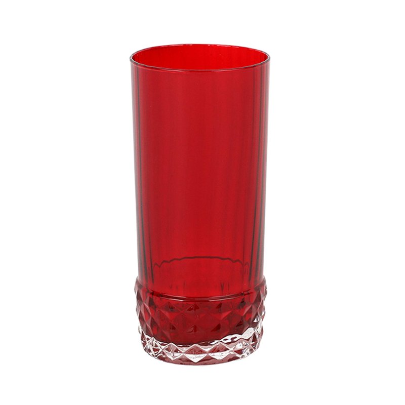 Viva By Vietri Deco Tall Tumbler In Red