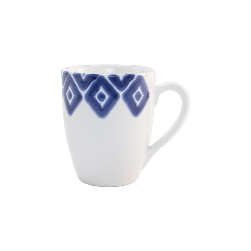 Viva By Vietri Santorini Diamond Mug In Blue
