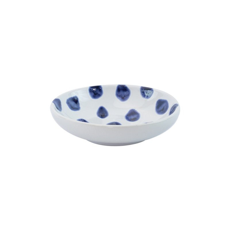 Viva By Vietri Santorini Dot Condiment Bowl In Blue