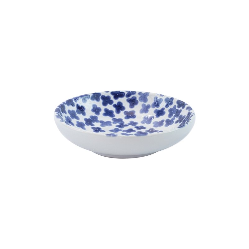 Viva By Vietri Santorini Flower Condiment Bowl In Blue