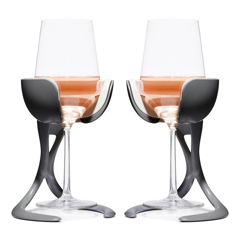 Vochill The Perfect Pair Wine Glass In Grey