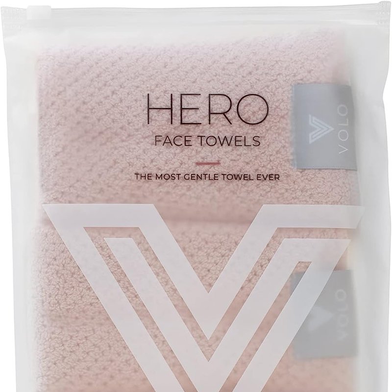 Shop Volo Beauty Face Towel 3 Pk In Pink