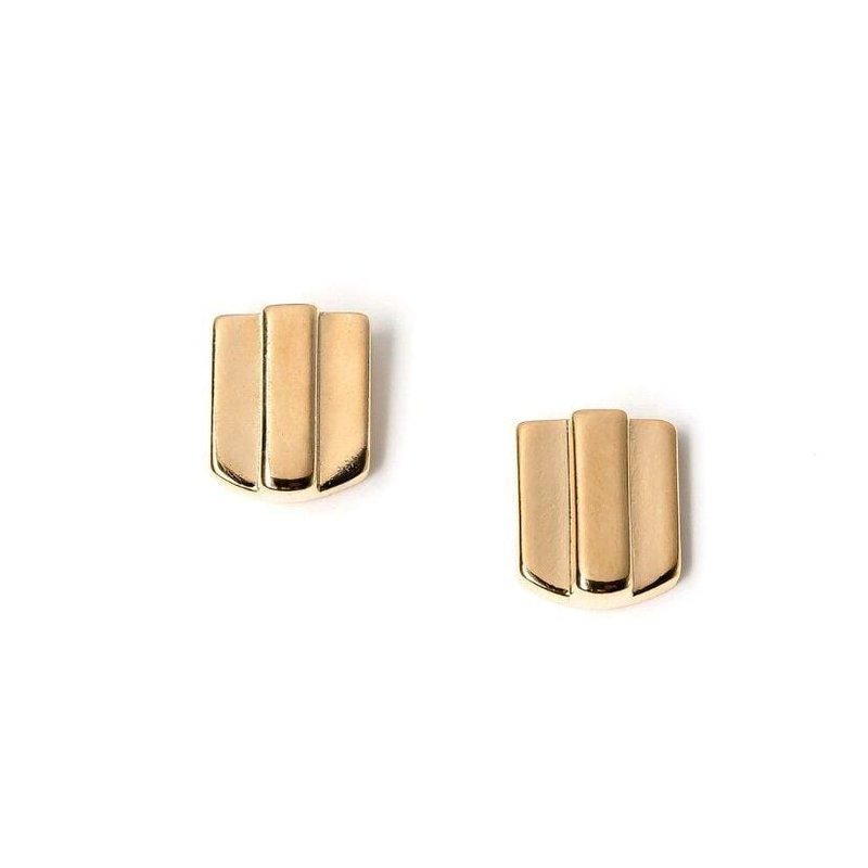 Shop Vue By Sek Gold Layered Dome Studs