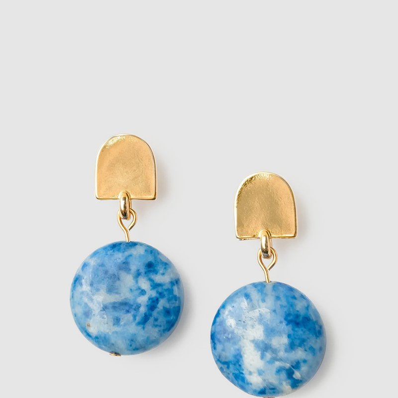 Vue By Sek The Gold Dome Collection In Denim Lapis