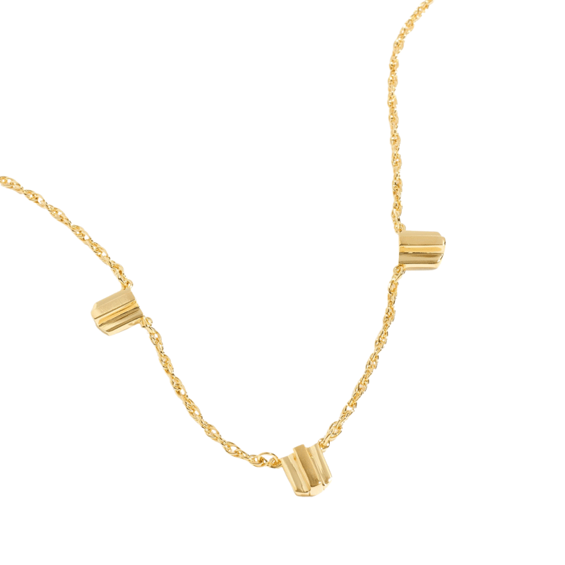 Shop Vue By Sek The Gold Layered Dome Necklace