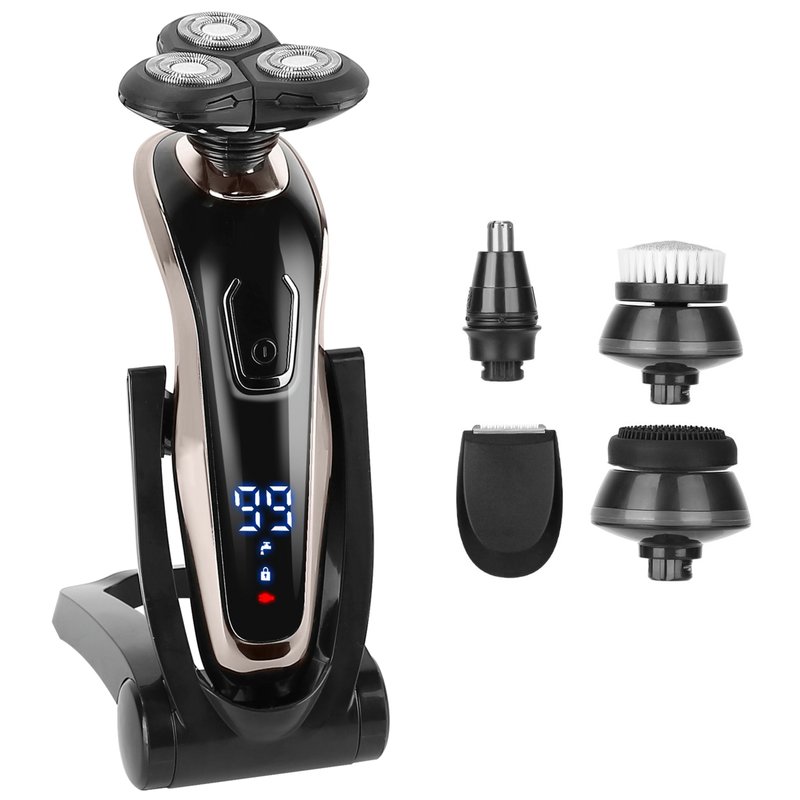Shop Vysn 5 In 1 Electric Razor Shaver Rechargeable Cordless Head Beard Trimmer Shaver Kit Ipx6 Waterproof Dry