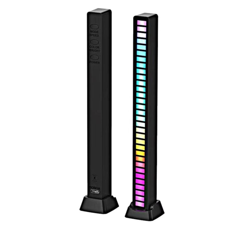 Shop Vysn Getlit Sound Activated Multi-color Light Bar In Black