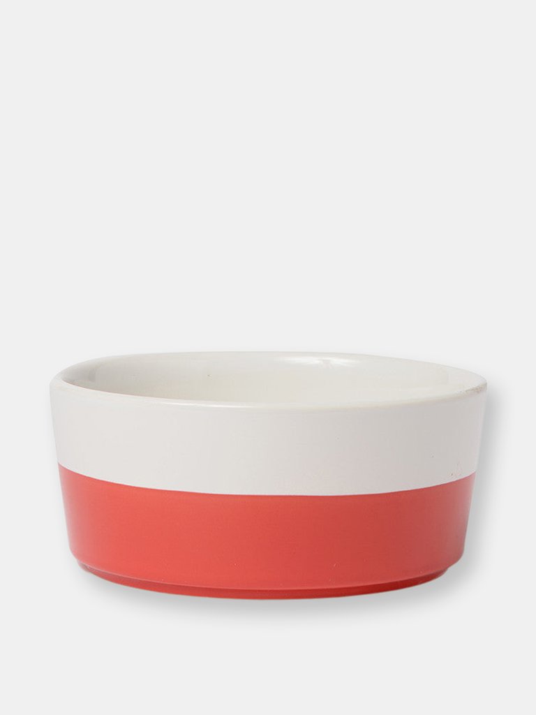 Dipper Ceramic Dog Bowl - Cherry Dipper