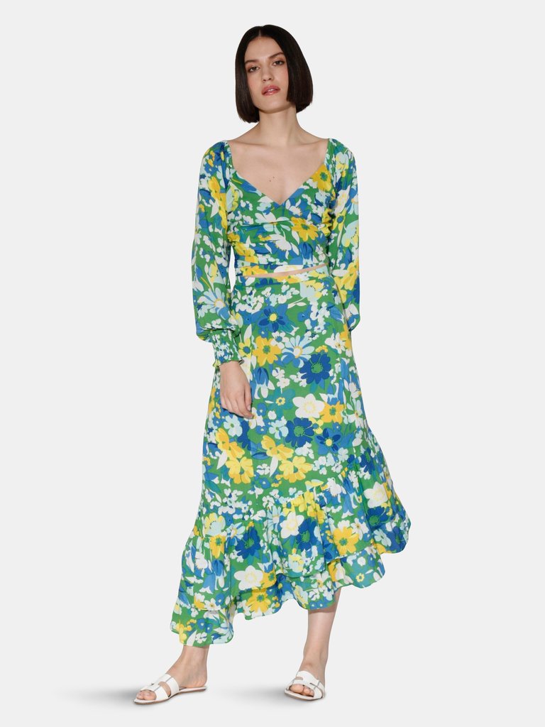 Kayden Skirt, Disco Floral - Disco Floral