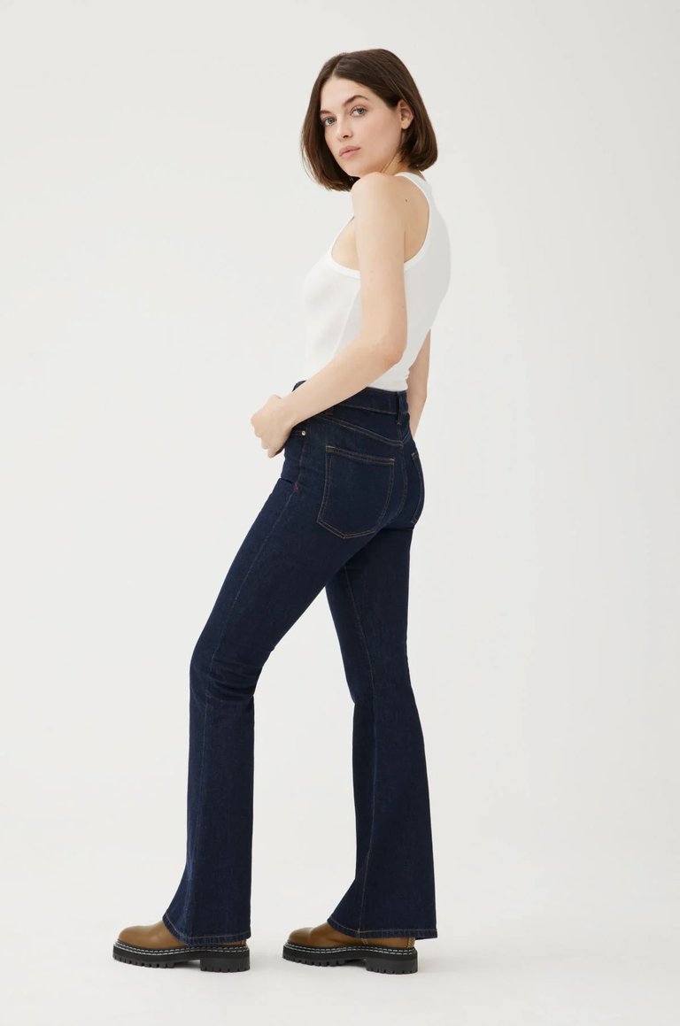 MIA - High Rise Flare Jeans - Drum