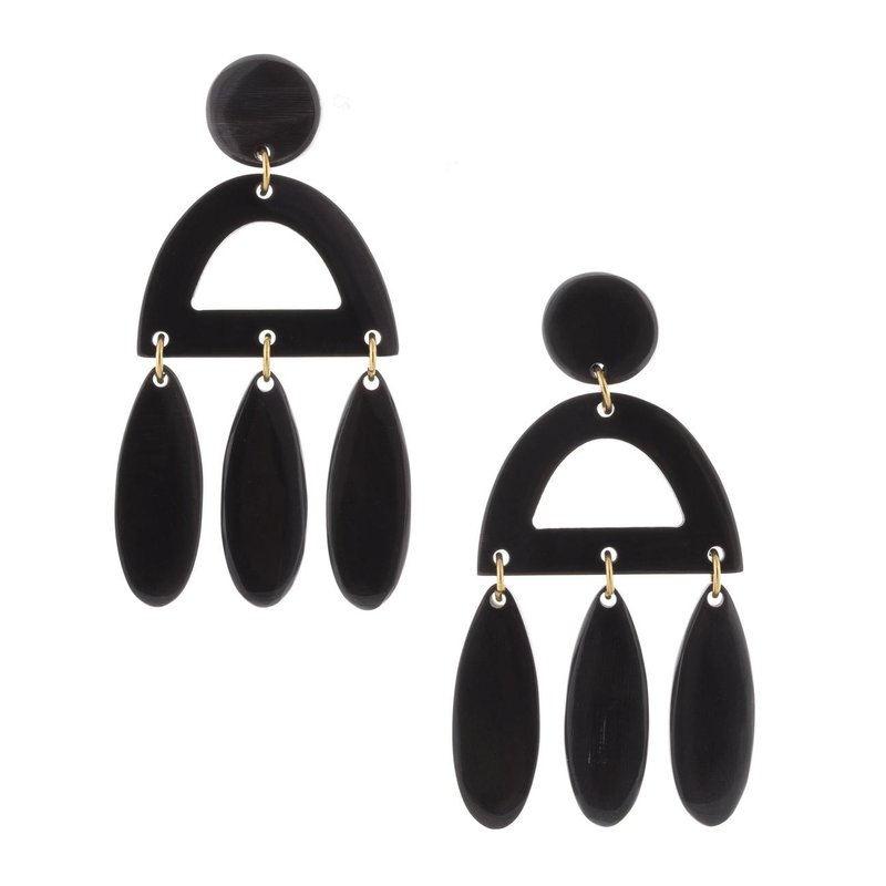 Faire Collection Edie Earrings In Black