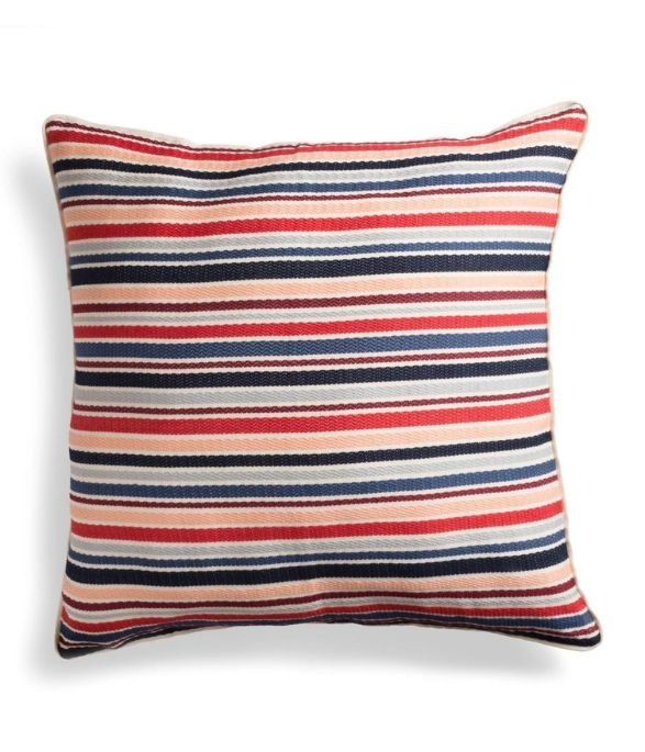 Mercado Global Square Pillow Cover In Red