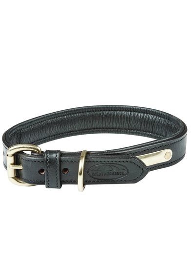 Weatherbeeta Weatherbeeta Padded Leather Dog Collar (Black) (L) product