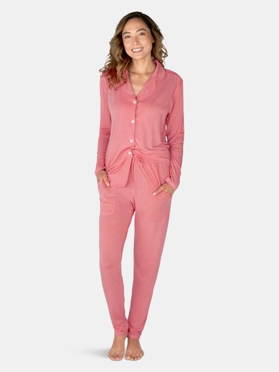 Weekend Made Women's Blush Beauty Pink Pajama Set product