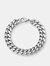 Crucible 12mm Stainless Steel Curb Bracelet 8.5"