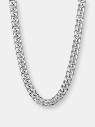 West Coast Jewelry Crucible 12mm Stainless Steel Curb Necklace 24" product