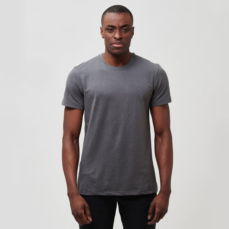 Shop Western Rise X Cotton Tee In Grey
