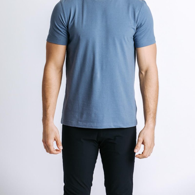 Shop Western Rise X Cotton Tee In Blue
