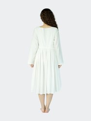 White Libra Dress