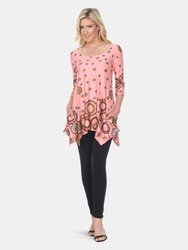 Erie Tunic Top - Coral
