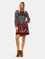 Women's Apolline Embroidered Sweater Dress - Grey