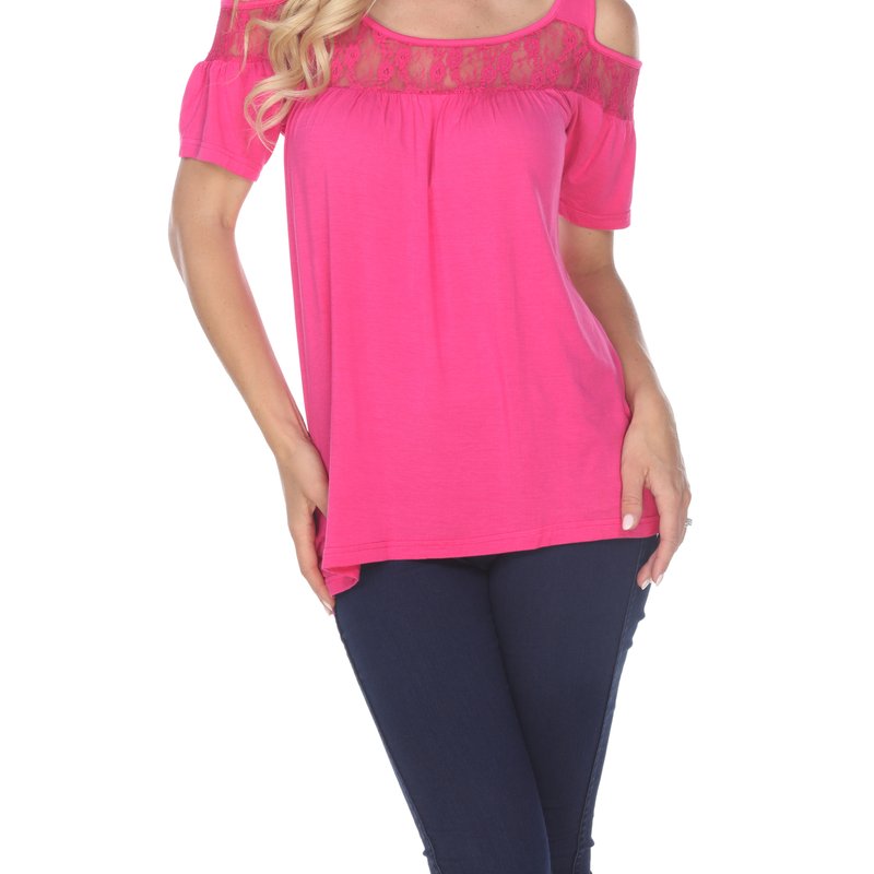 White Mark Women's Bexley Tunic Top In Pink
