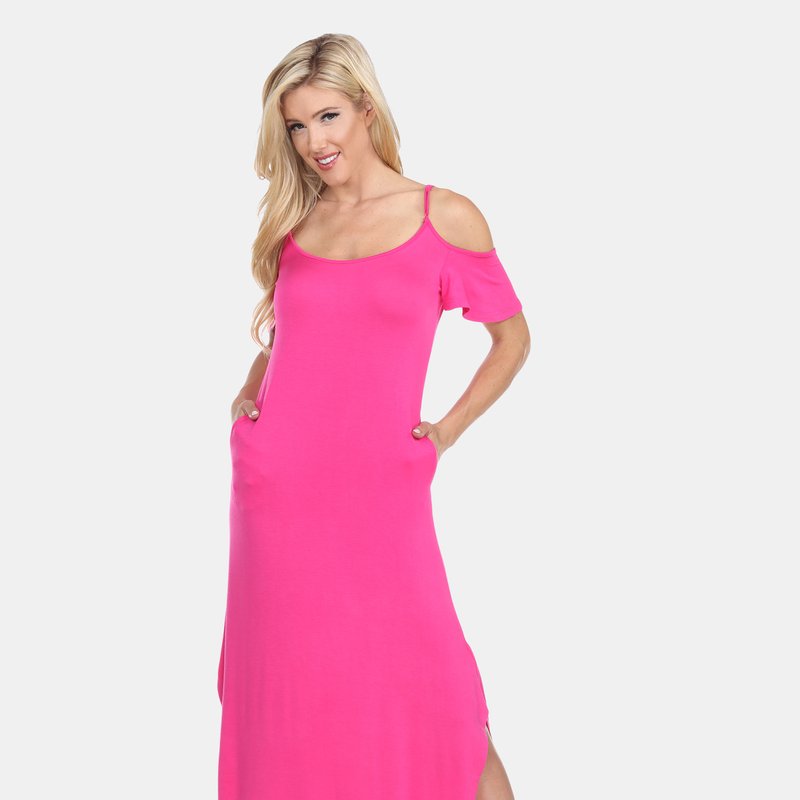 White Mark Women's Lexi Maxi Dress In Pink