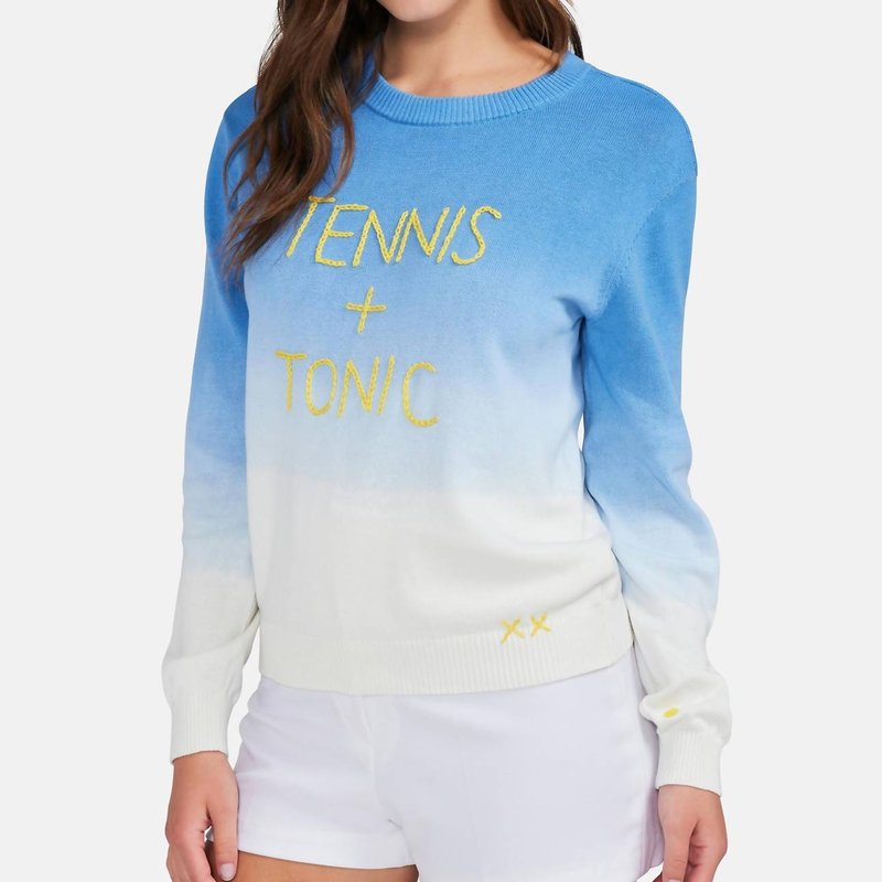 Shop Wildfox Tennis & Tonic Barrett Sweater In Blue