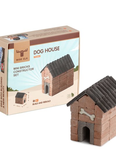 Wise Elk Mini Bricks Construction Set - Dog House - 55 Pcs. product