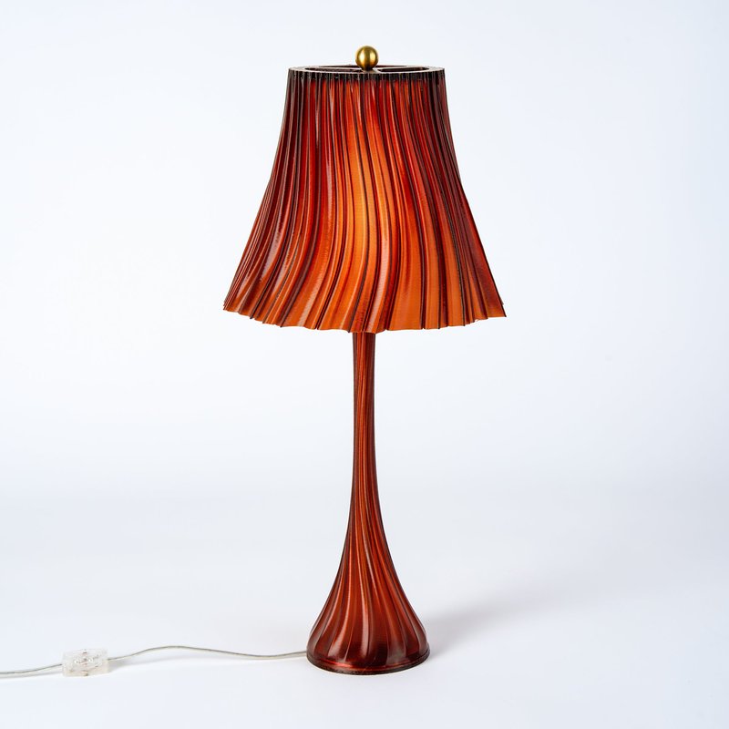 Wooj Design Pleat Lamp In Brown