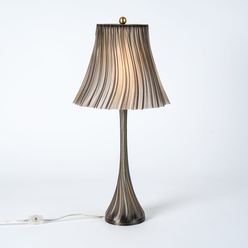 Wooj Design Pleat Lamp In Grey