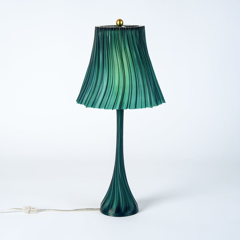Wooj Design Pleat Lamp In Green