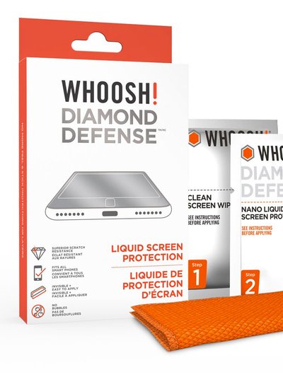 Woosh Diamond Defense - Superior Nano Liquid Screen Protector Wipe product